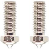 Plated Copper Nozzle voor X-Smart 3/X-Plus 3/X-Max 3/Q1-Pro, Set van 2