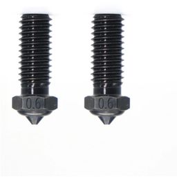 Hardened Steel Nozzles for the X-Smart 3/X-Plus 3/X-Max 3/Q1-Pro - Set of 2 - 0.6 mm