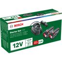 Bosch Starter Set  12V con Batería y Cargador - 2 x 1,5Ah