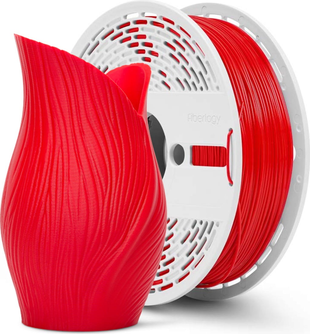 Fiberlogy Matt PET-G Red - 1,75 mm / 850 g