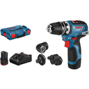 Bosch GSR 12V-35 FC Akku-Bohrschrauber - 2 x 3,0Ah inkl. Zubehör