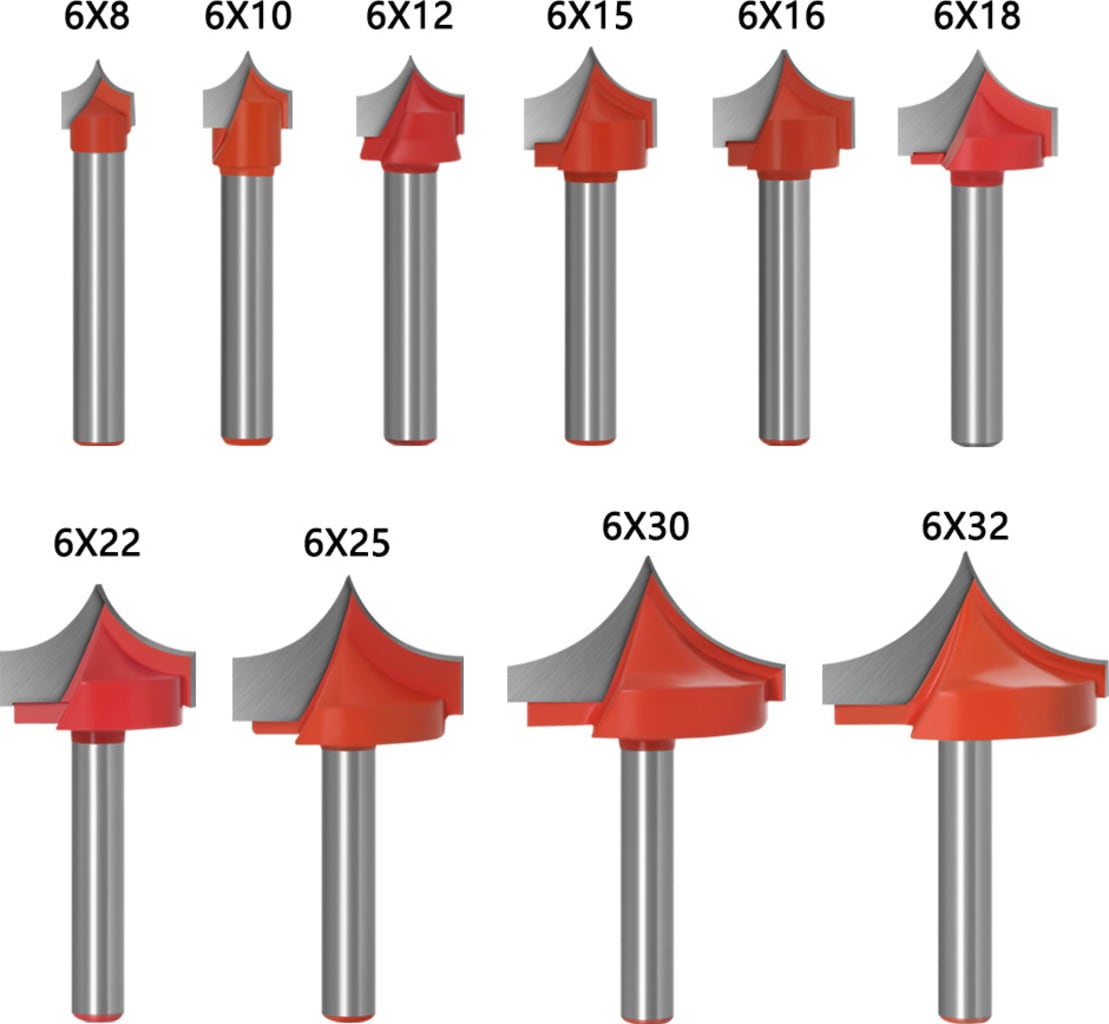 TwoTrees Profile Cutter 6 mm - Set of 10 - 1 set