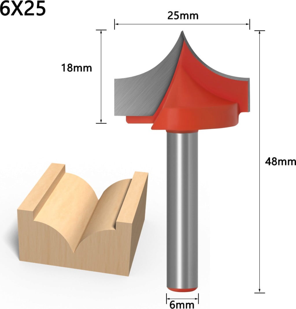 TwoTrees Profile Cutter 6 mm - Set of 10 - 1 set