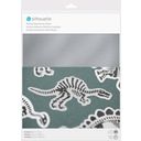 Silhouette Printable Sticker Sheets - Brushed Metallic Silver