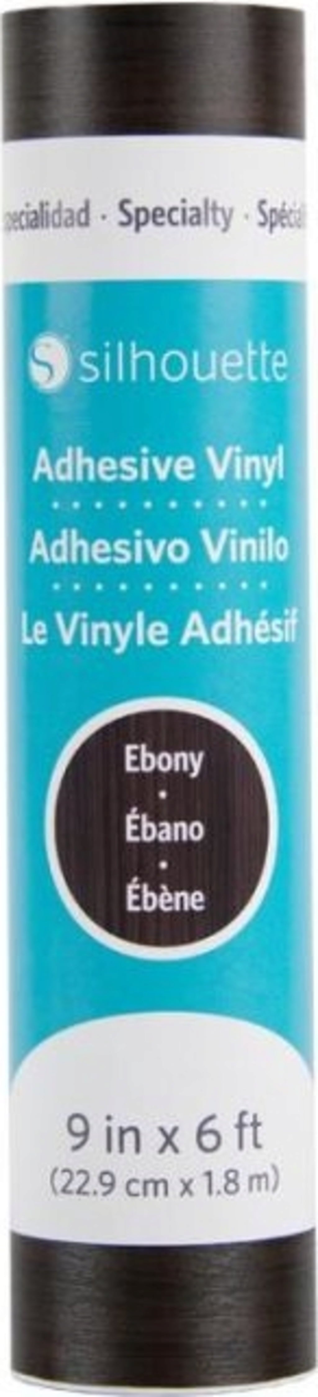 Silhouette Wood Vinyl - 22,9 cm x 1,8 m - Ebony