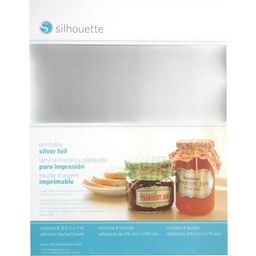 Silhouette Printable Foil Sticker Sheets - Silver