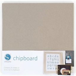 Silhouette Chipboard - Grey