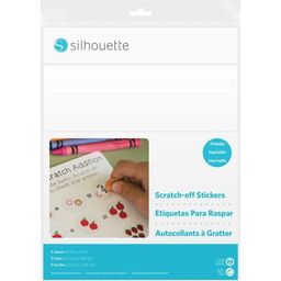 Silhouette Printable Scratch-off Sticker Sheets - White