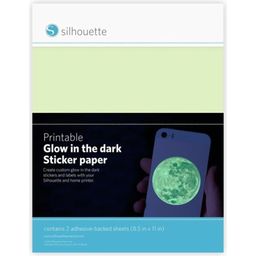 Silhouette Printable Glow-in-the-Dark Sticker Paper - 1 szett