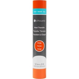 Silhouette Smooth Heat Transfer - 30.5 cm x 0.9 m - Orange