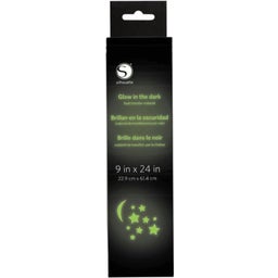 Silhouette Smooth Heat Transfer - 22.9 cm x 0.9 m - Glow-in-the-dark