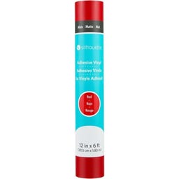 Silhouette Matte Removable Vinyl - 30,5 cm x 1,8 m - Red