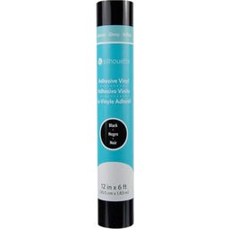 Silhouette Glossy Permanent Vinyl - 30,5 cm x 1,8 m - Black
