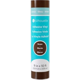 Silhouette Glossy Permanent Vinyl - 22,9 cm x 3 m - Brown