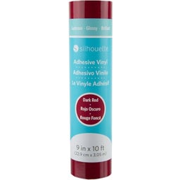 Silhouette Glossy Permanent Vinyl - 22,9 cm x 3 m - Dark Red