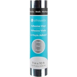 Silhouette Metallic Vinyl - 22,9 cm x 3 m - Silver