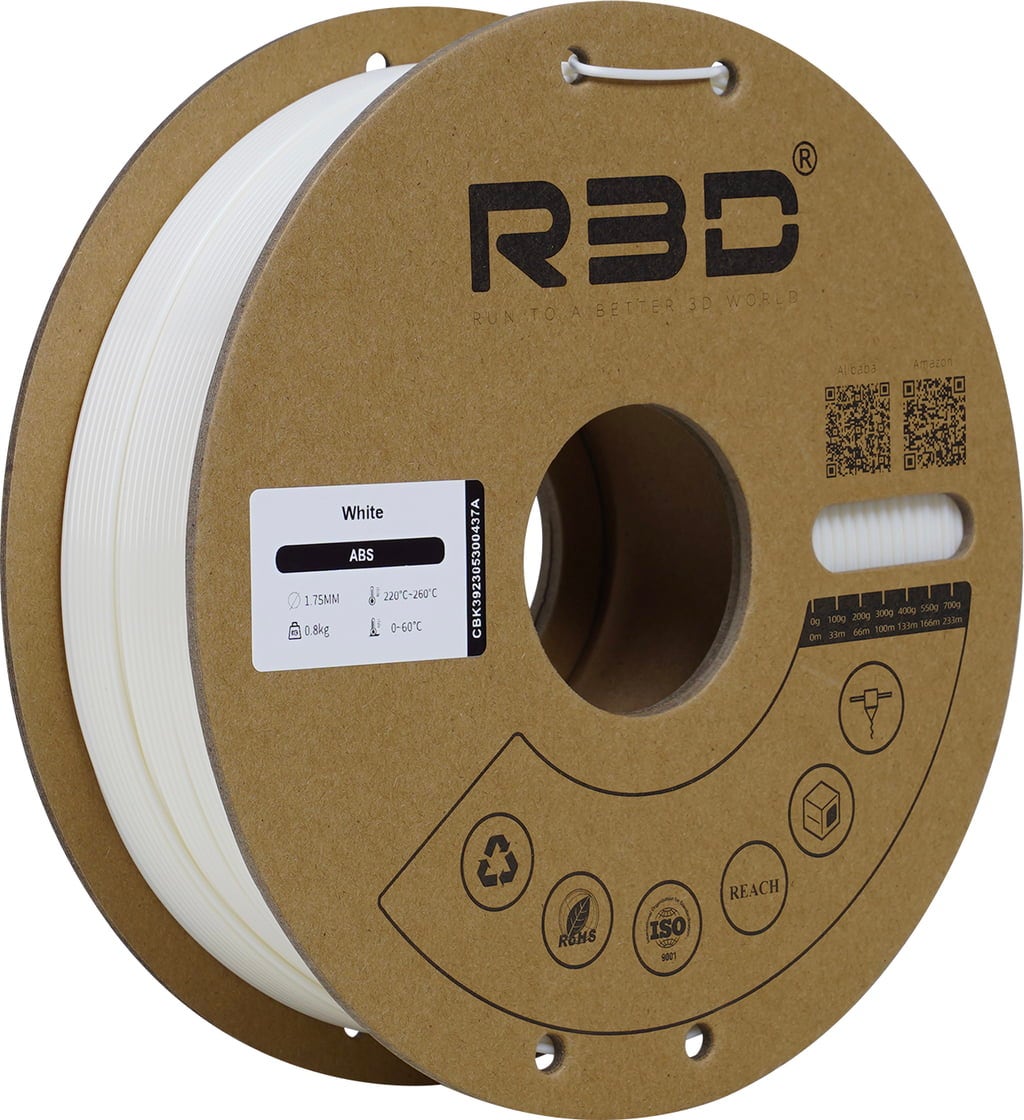 R3D ABS White - 1.75 mm / 800 g
