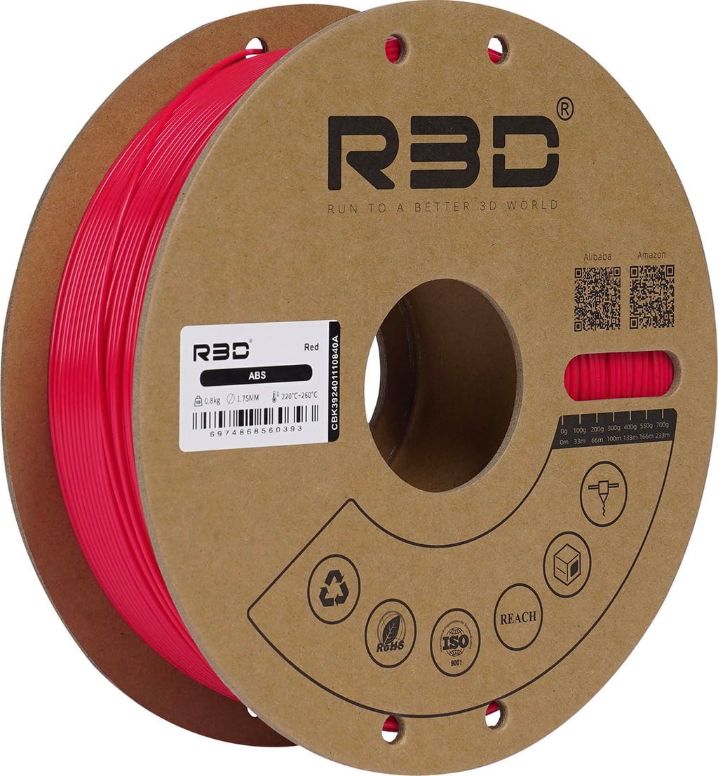 R3D ABS Red - 1,75 mm / 800 g