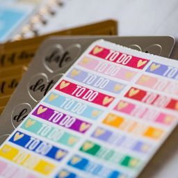 Silhouette Sticker Sampler Pack - 1 set.