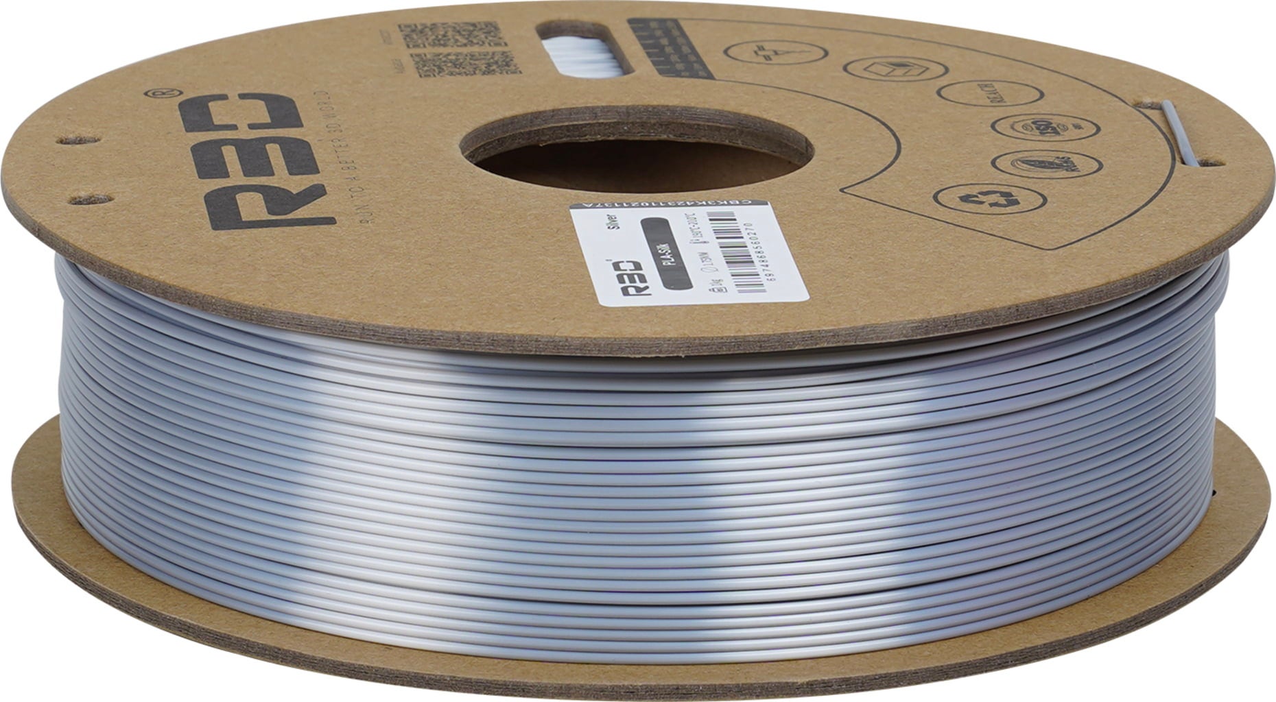 R3D PLA Silk Silver - 1.75 mm / 1000 g