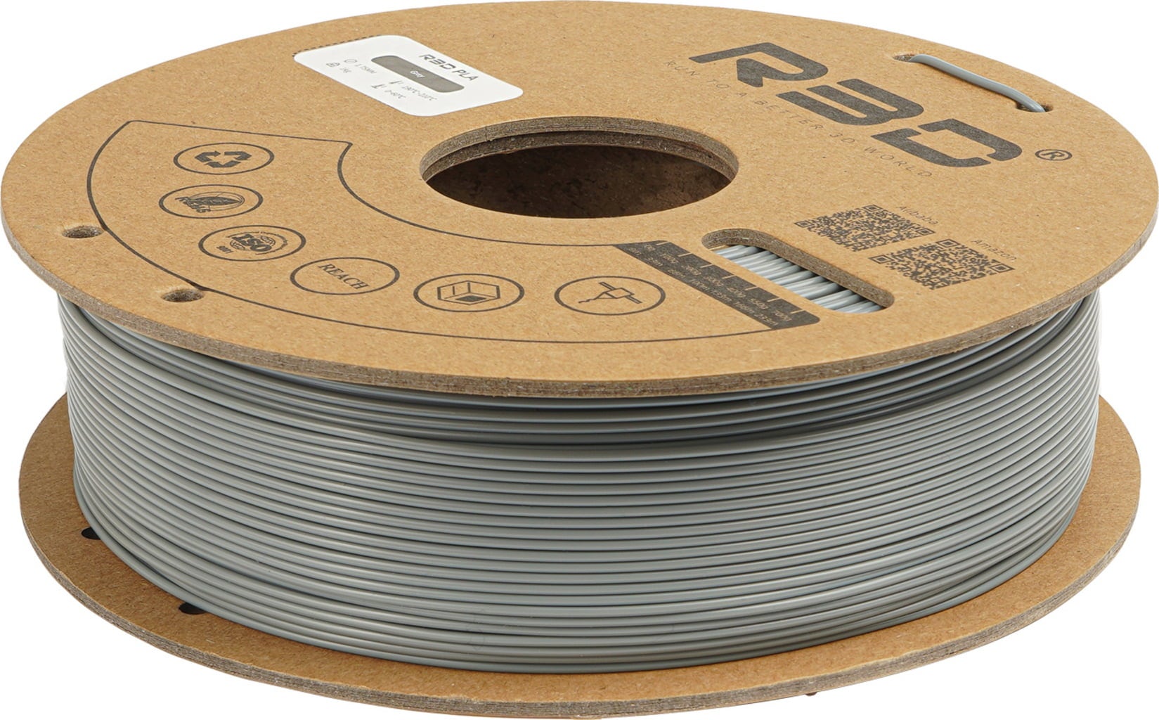 R3D PLA Grey - 1.75 mm / 1000 g
