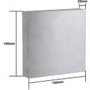 6061 Aluminum Block, 100 x 100 x 20 mm