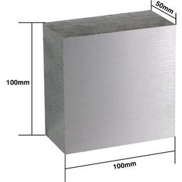 LDO Motors 6061 Aluminum Block - 100 x 100 x 50 mm