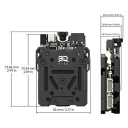 BIQU Hermit Crab V2 Rapid Tool Changer - CAN version + 3x tool plates