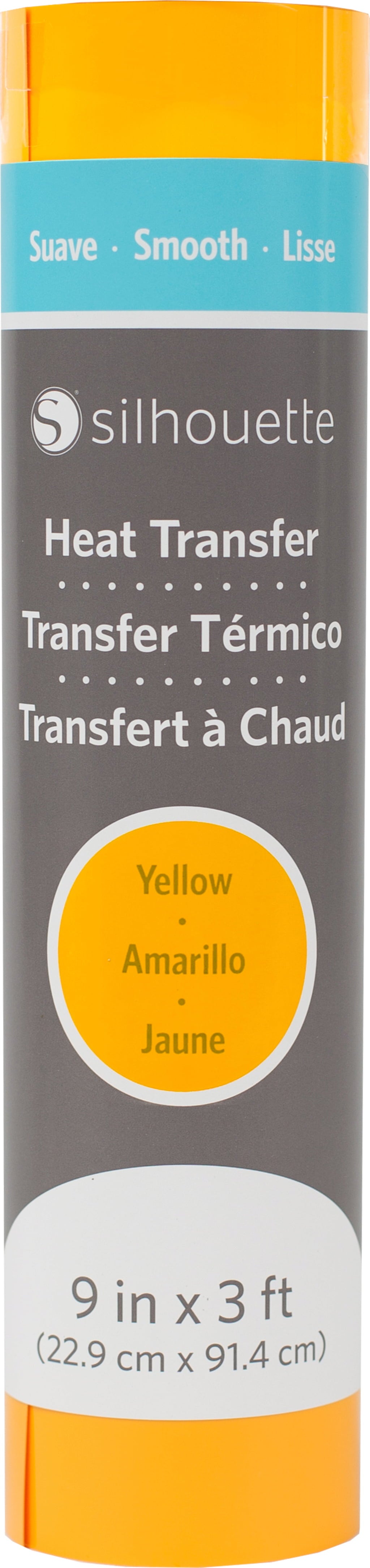 Silhouette Smooth Heat Transfer - 22,9 cm x 0,9 m - Yellow