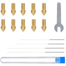 Brass Nozzle Set for Neptune 4/Pro - Set of 10 - 1 set