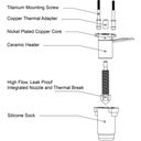 FlowTech™ kuumennuspää Creality K1 / K1 Max / K1C -laitteille