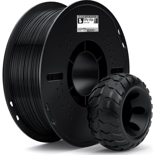 Elegoo TPU 95A Black - 1,75 mm / 1000 g