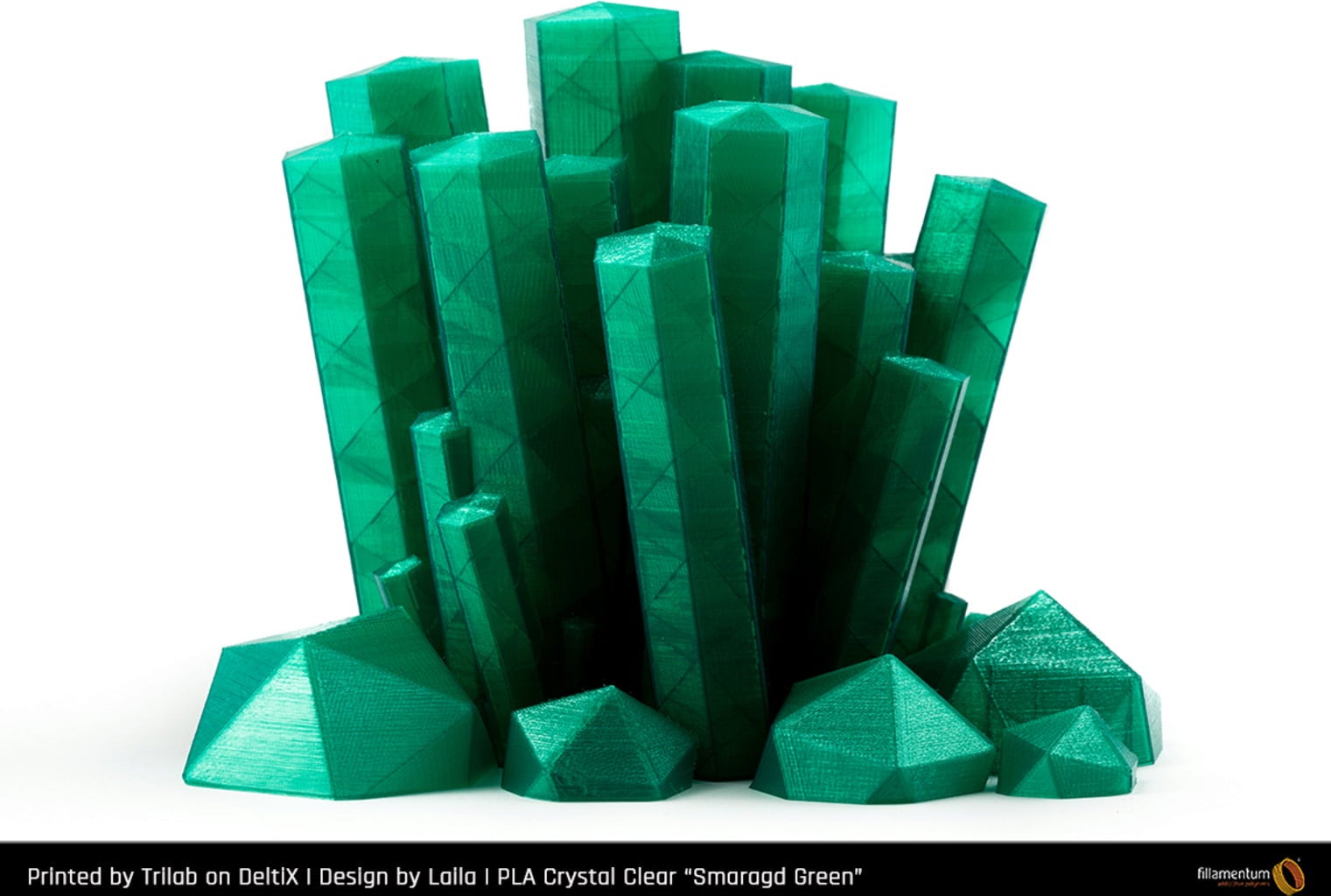 Fillamentum PLA Crystal Clear Emerald
