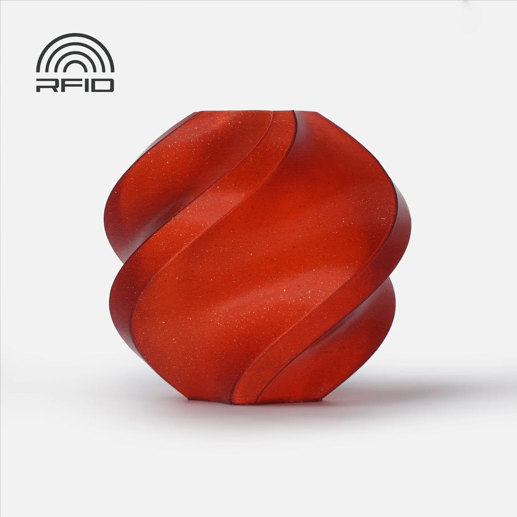 Bambu Lab PLA Sparkle Crimson Red - 3DJake International