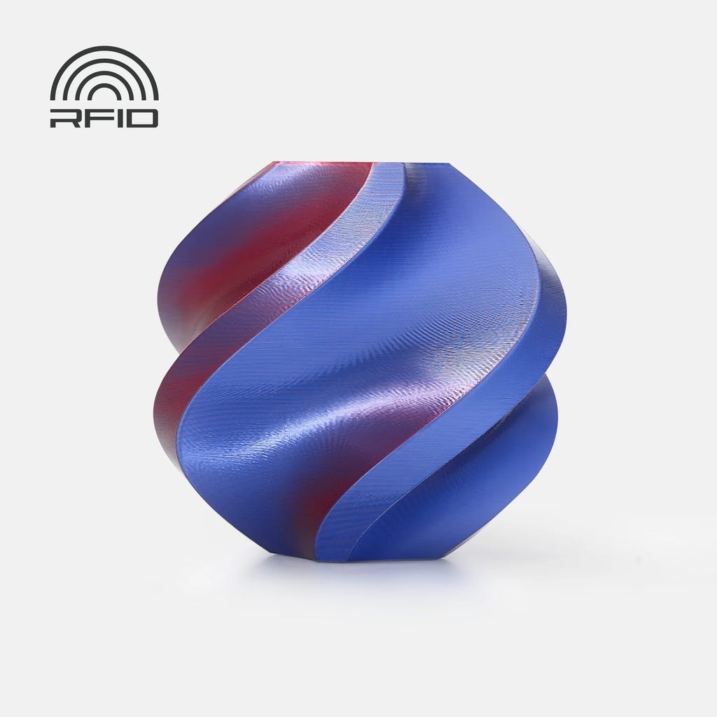 Bambu Lab PLA Silk Dual Color Midnight Blaze - 3DJake International