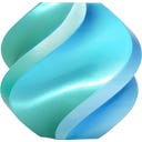 Bambu Lab PLA Silk Dual Color Blue Hawaii