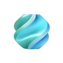 Bambu Lab PLA Silk Dual Color Blue Hawaii
