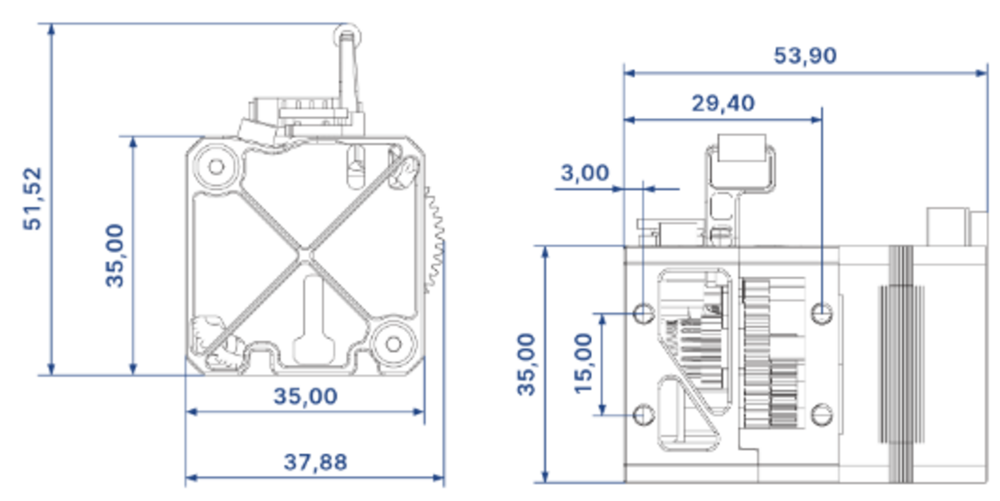 BIQU H2 V2X Extruder - 1 pc