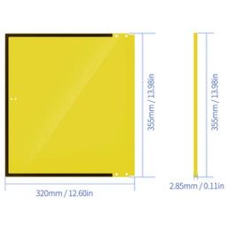 BIQU Panda Door pentru Bambu Lab X1/P1 - Citrus Splash