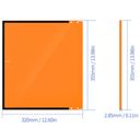 BIQU Panda Door for Bambu Lab X1/P1 - Sunburst Orange