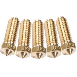 Anycubic Set di Ugelli in Ottone per Kobra 3 - 5 x 0,4 mm