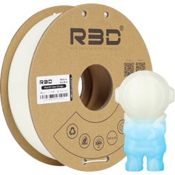 R3D PLA UV Color Change Blanc - Bleu - 1,75 mm / 1000 g