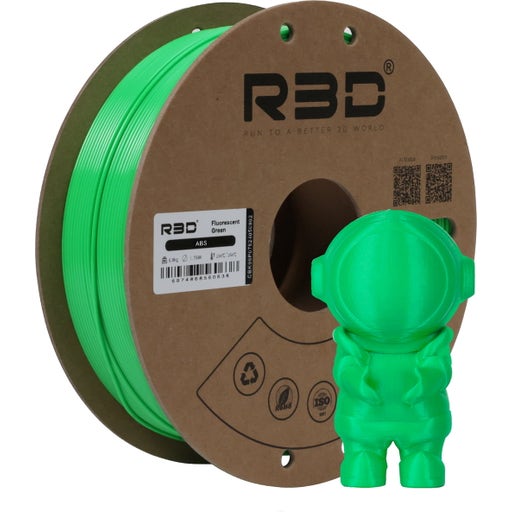 R3D ABS Fluorescent Green - 1,75 mm / 800 g