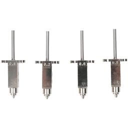 Plated Copper Nozzle Set voor de SV08/T300 - 1x 0,2 mm, 1x 0,4 mm, 1x 0,6 mm, 1x 0,8 mm