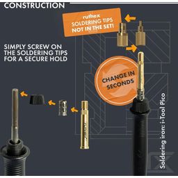 2x Soldering Tip Adapters for ERSA series 832, 842 & 102 - 1 pc