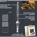 1x Soldering Tip Adapter Compatible with the TS100 / TS101 / PINECIL Series - 1 pc