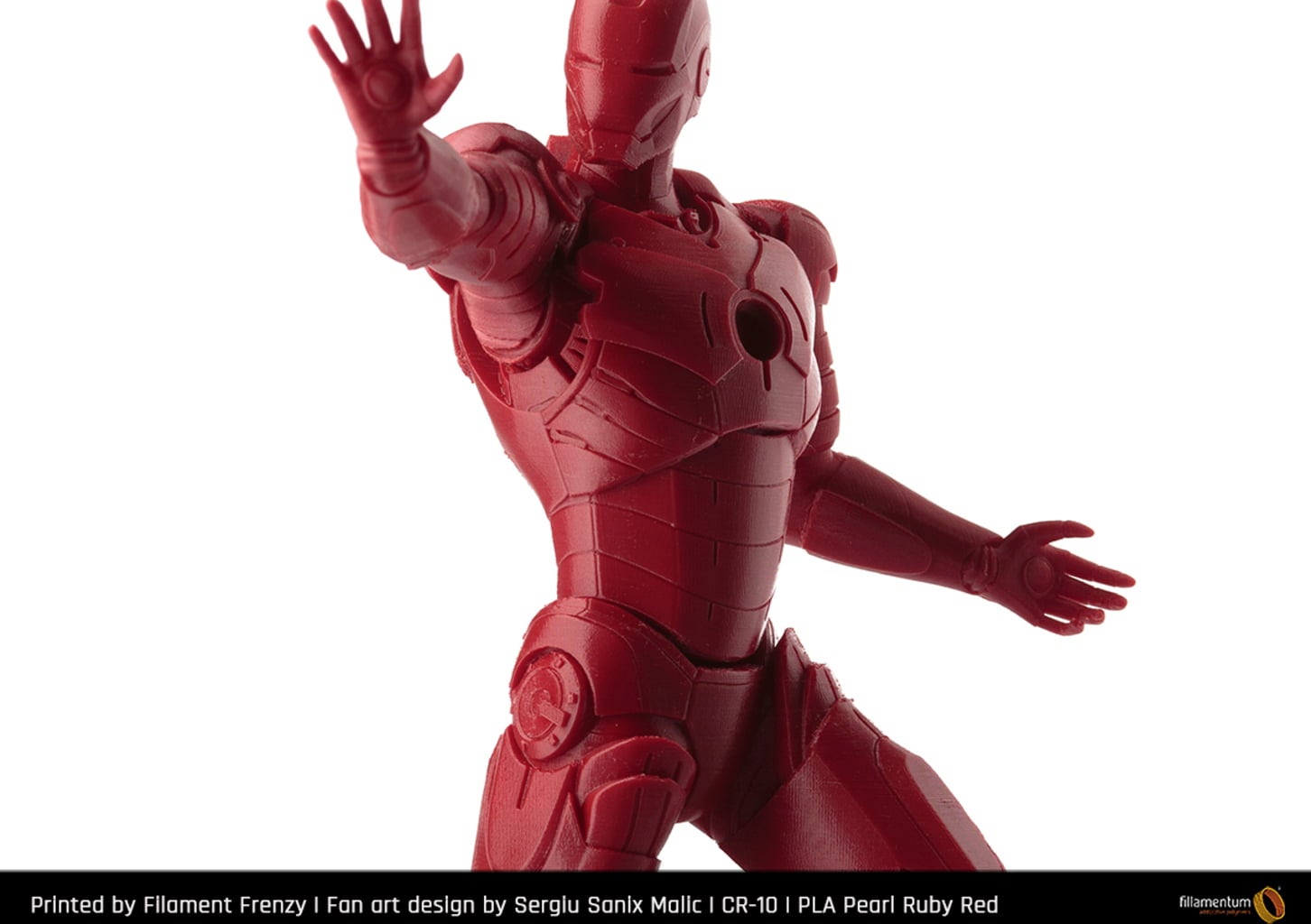 Fillamentum PLA Extrafill Pearl Ruby Red