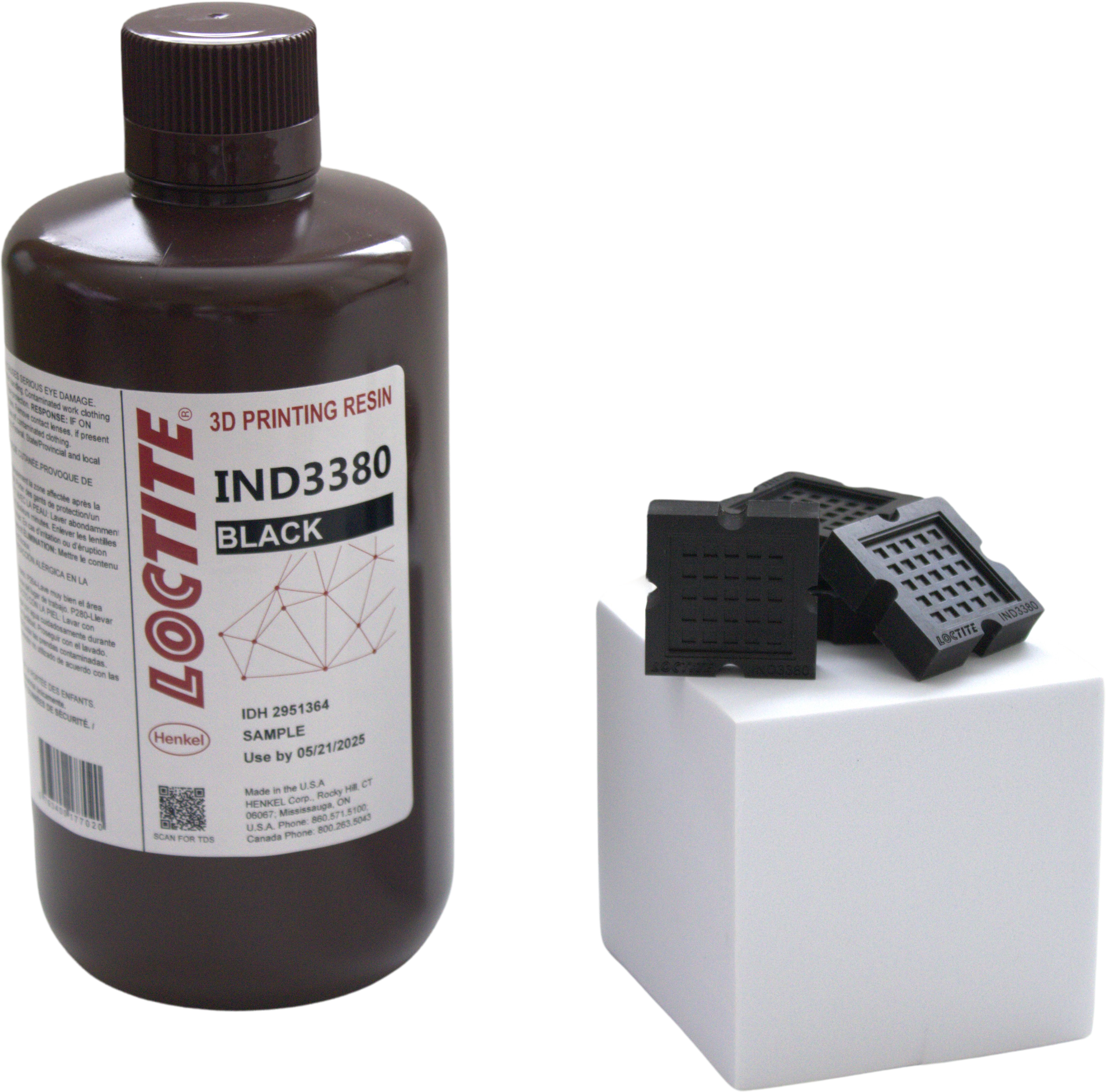 LOCTITE 3D IND3380 Resin 1kg, Black