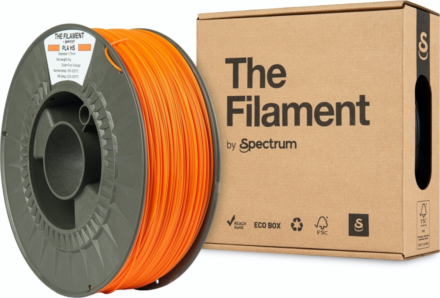 The Filament PLA HS Pure Orange