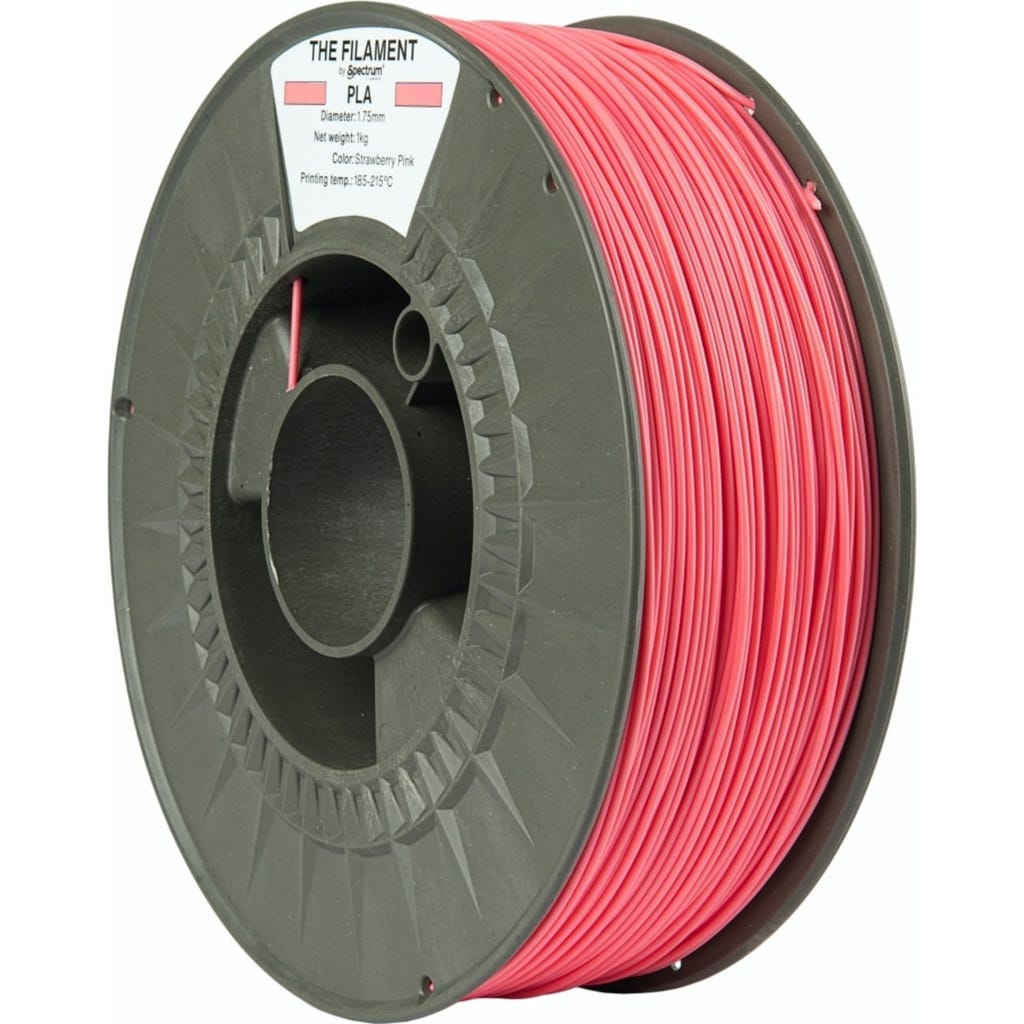 Pink Filliment The Filament PLA Strawberry Pink - 3DJake International